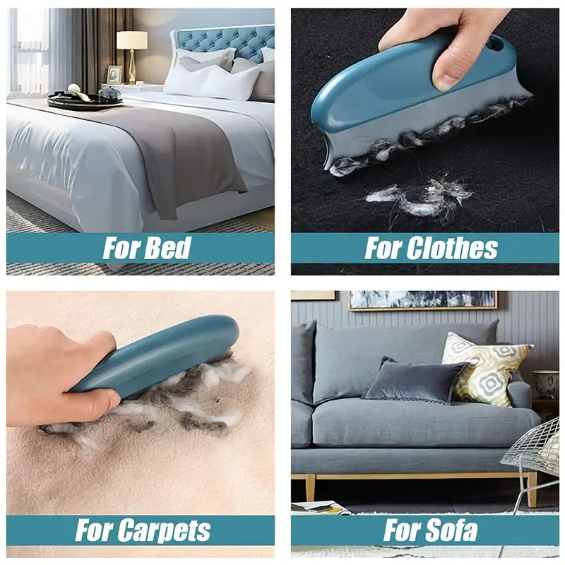 Pet Hair Remover with Comfortable Handle for Furniture