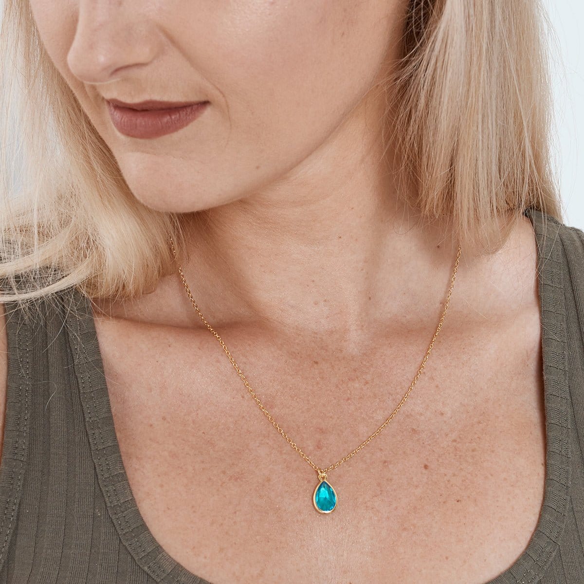 Valentine's Day Gemstone Necklace