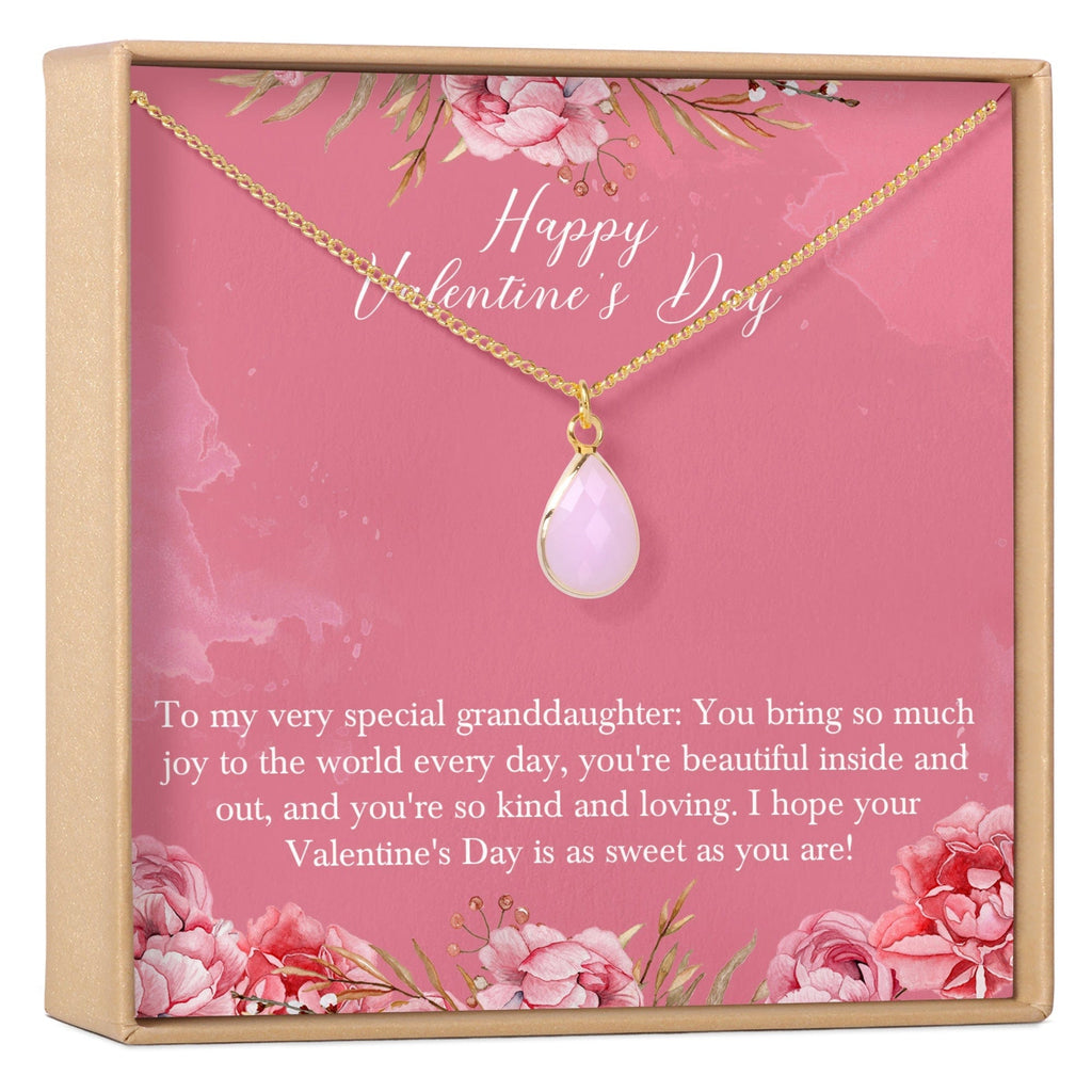 Valentine's Day Gift for Granddaughter Necklace