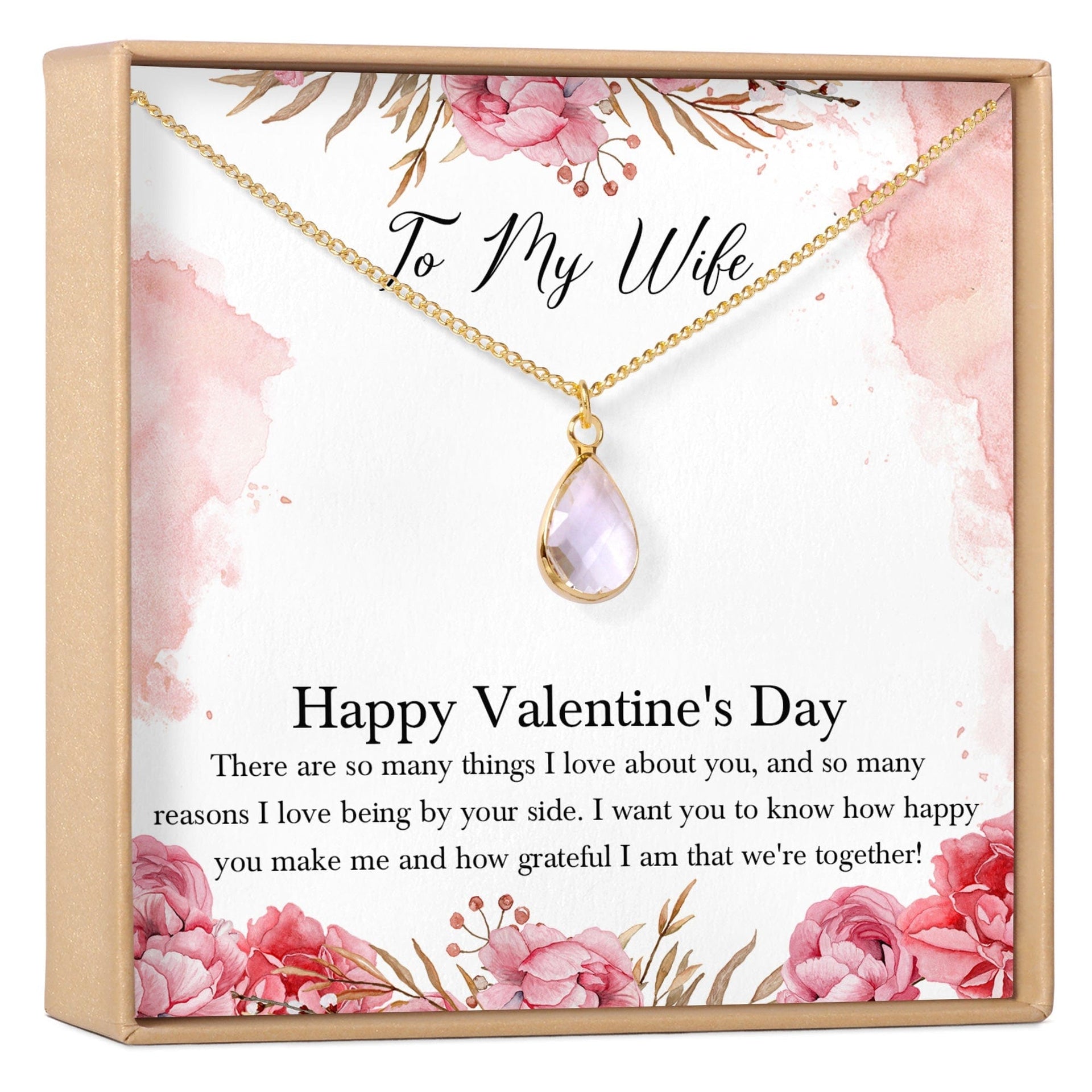 Valentine's Day Gift for Wife Necklace