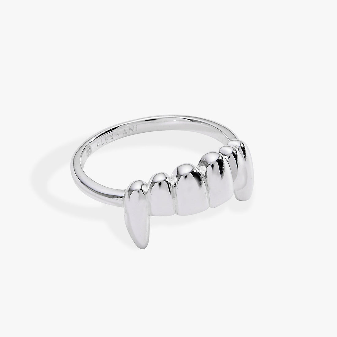 Vampire Teeth Fangs Statement Ring in Gold and Silver, Unisex