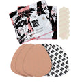 Brassybra Vanilla cotton adhesive breast tape and nipple covers in neutral beige packaging