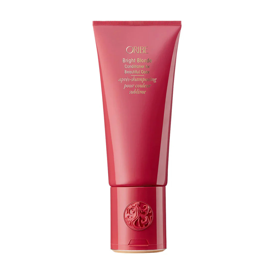Oribe Bright Blonde For Beautiful Color Conditioner bottle on a clean background