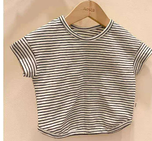 Baby Striped Short Sleeve T-Shirt 70-100cm