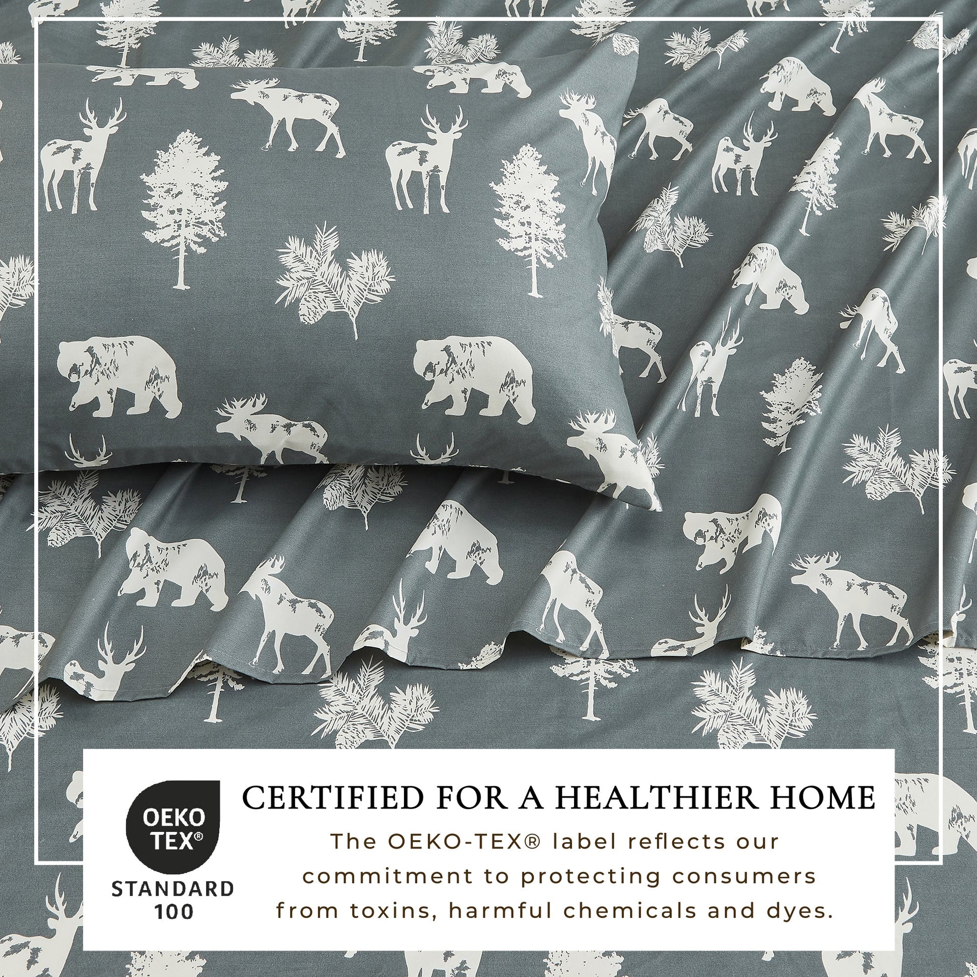 Lodge Printed Sheet Set - Mountain Ridge Collection