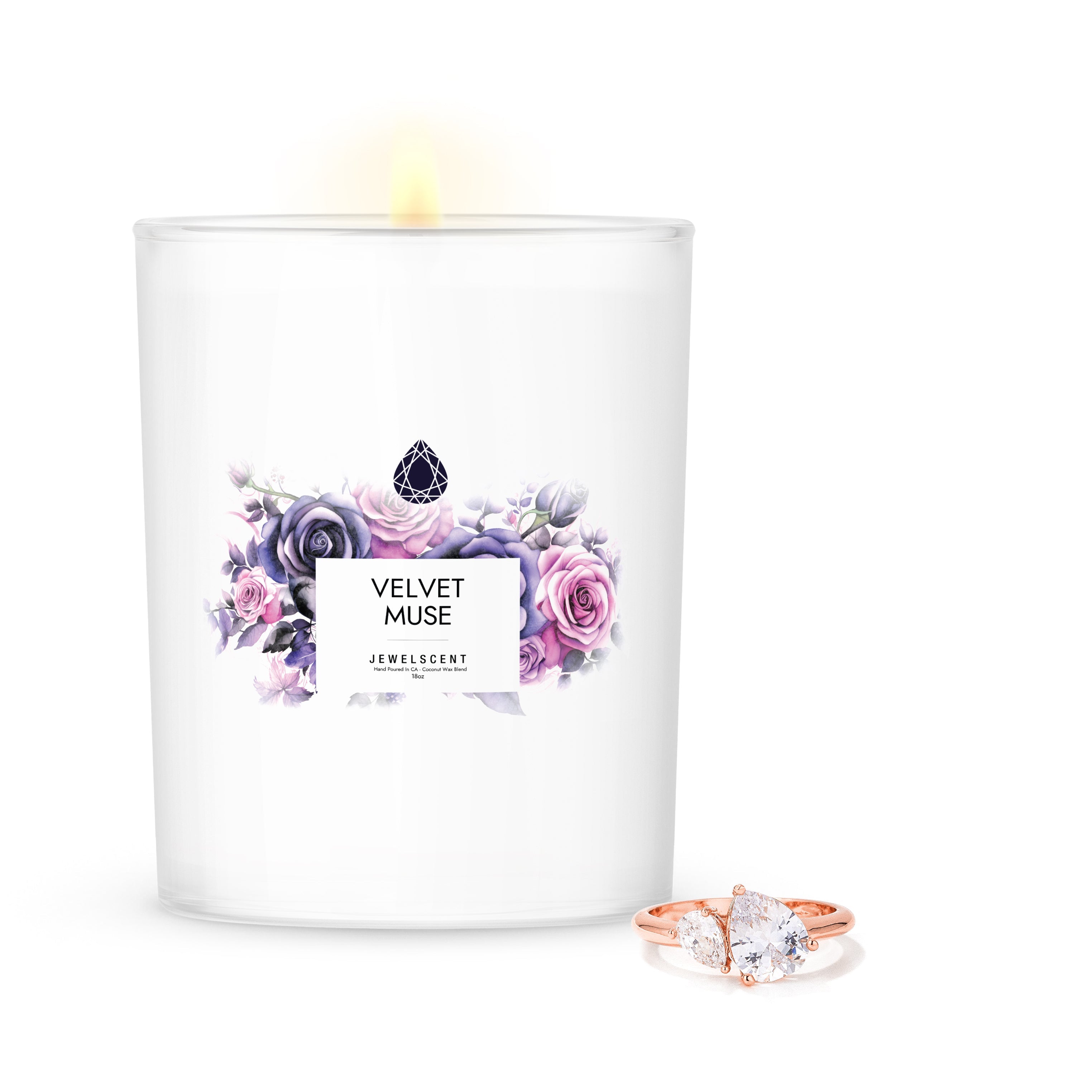 Velvet Muse 18oz Mystery Jewelry Candle