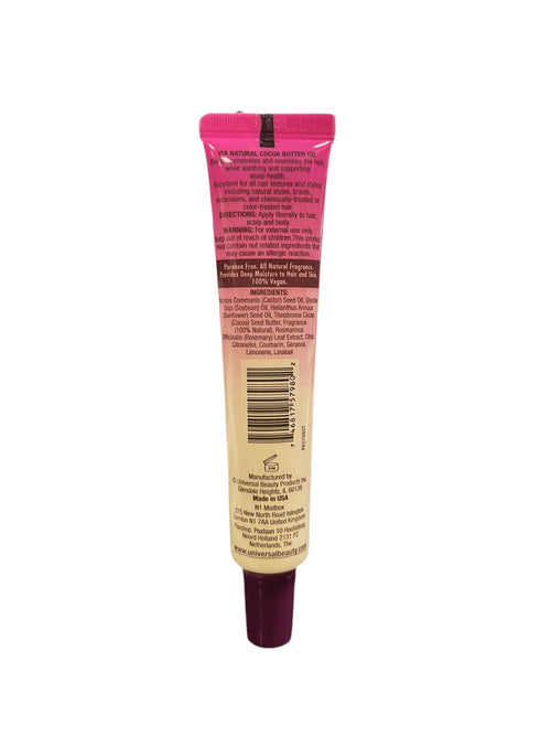 100% Natural Cocoa Butter Hair Oil for Dry Damaged Hair 1.5 oz