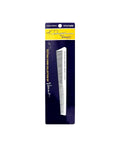White 7-inch Vincent Ceramic Tapering Comb for professional barber use