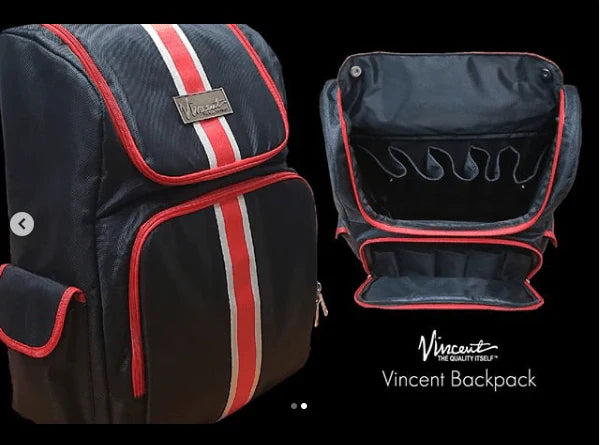 Vincent Barber Backpack - Professional Tool Storage in Classic Black