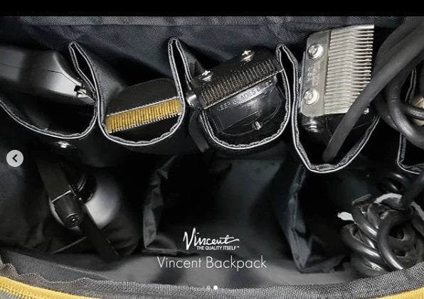 Vincent Barber Backpack - Professional Tool Storage in Classic Black
