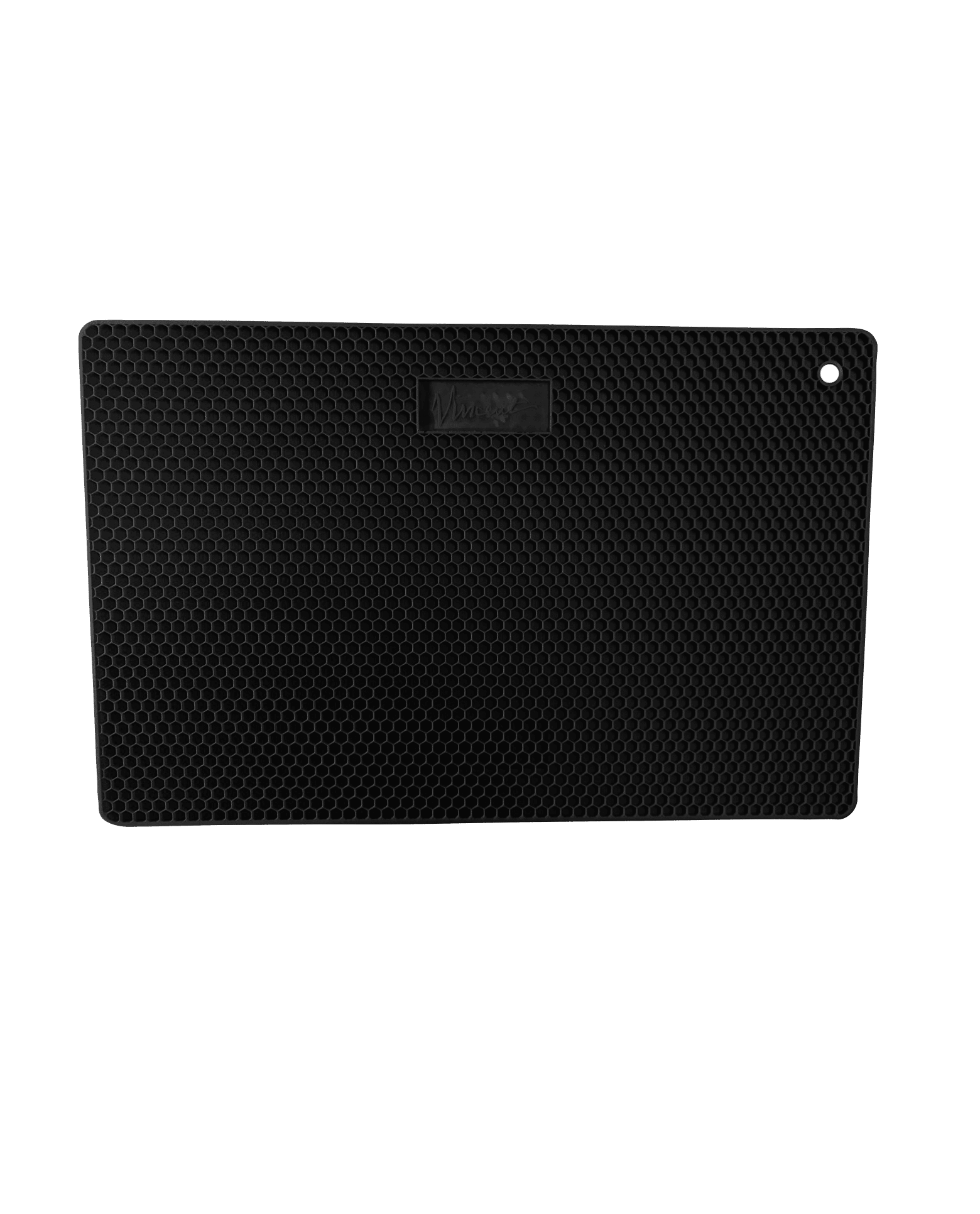 Black Vincent heat-resistant silicone barber station tool mat