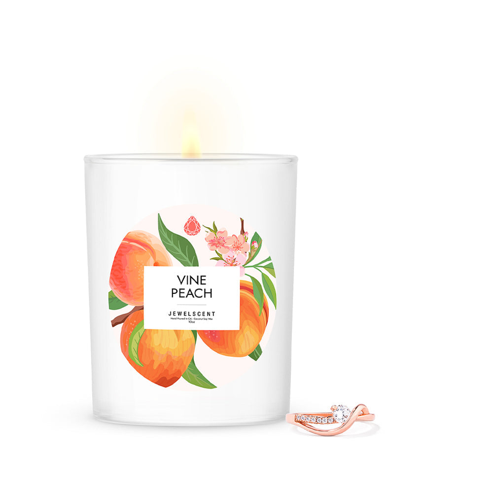 Vine Peach 10oz Mystery Jewelry Candle