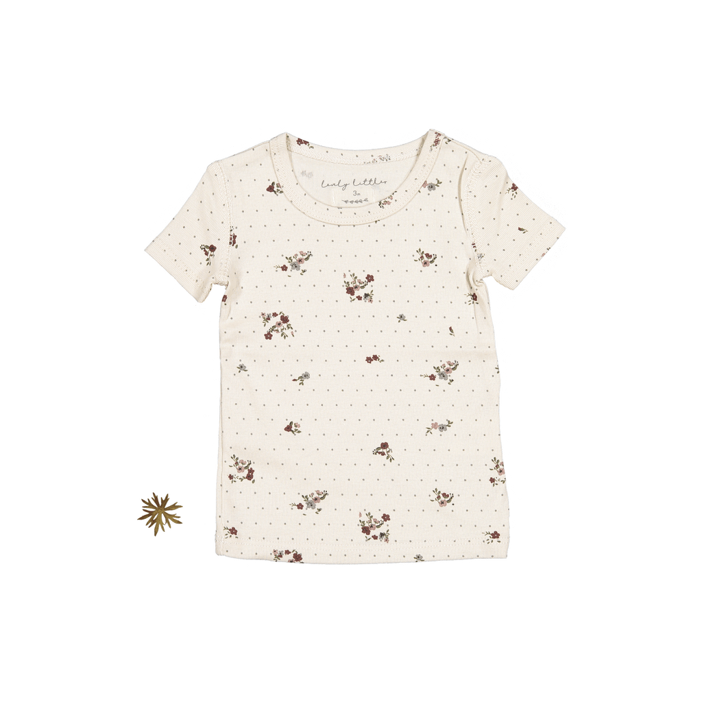 The Printed Short Sleeve Tee - Vintage Floral