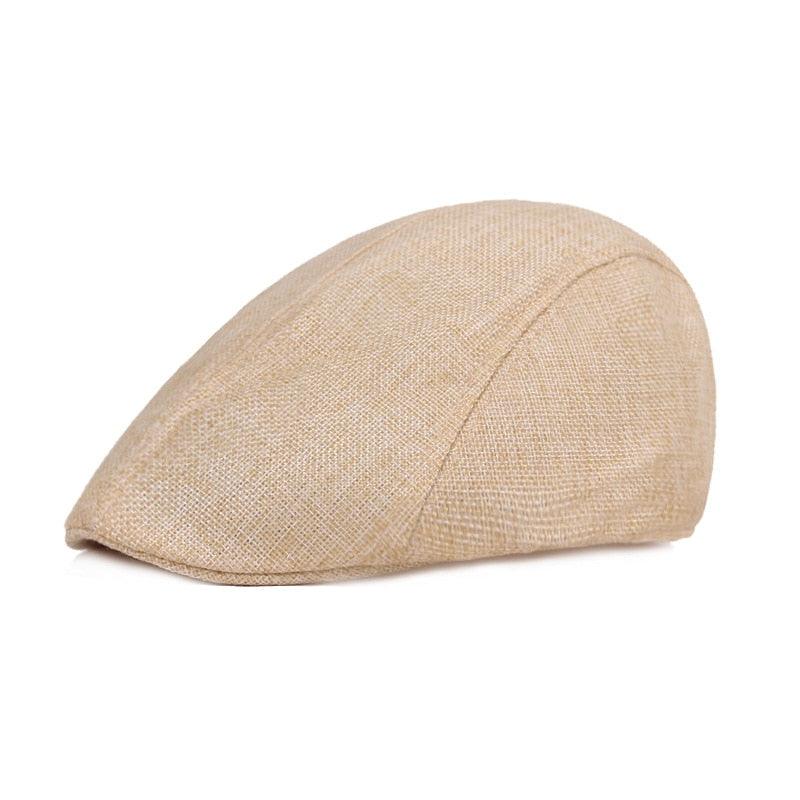 Vintage Men's Cotton Flat Cap: Classic Winter & Autumn Beret Hat
