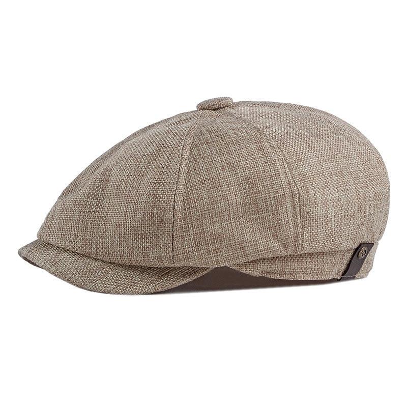 Vintage Men's Cotton Flat Cap: Classic Winter & Autumn Beret Hat