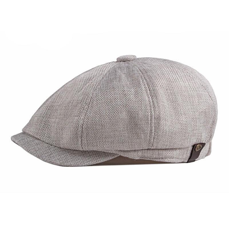 Vintage Men's Cotton Flat Cap: Classic Winter & Autumn Beret Hat
