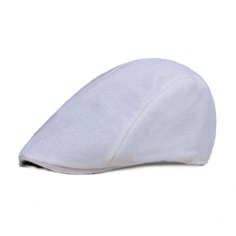 Vintage Men's Cotton Flat Cap: Classic Winter & Autumn Beret Hat