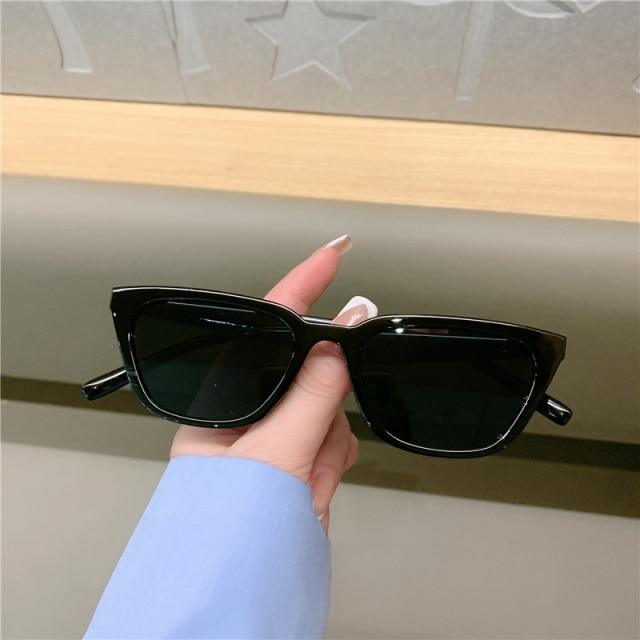 Vintage Narrow Cat Eye Sunglasses Retro Designer Style Shades