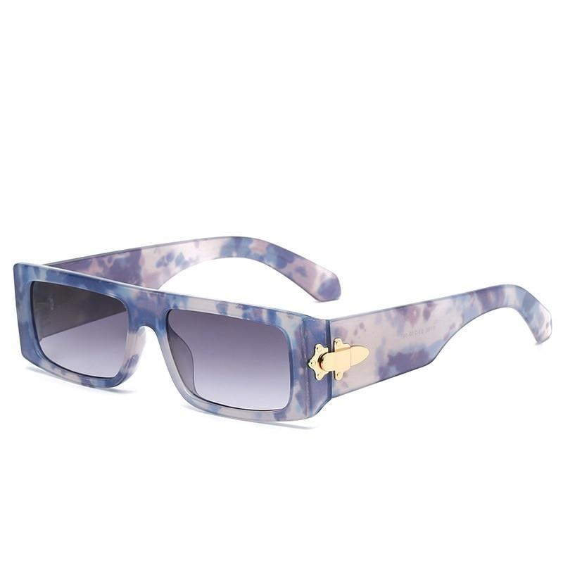 Vintage Polarized Square Sunglasses UV400 Protection