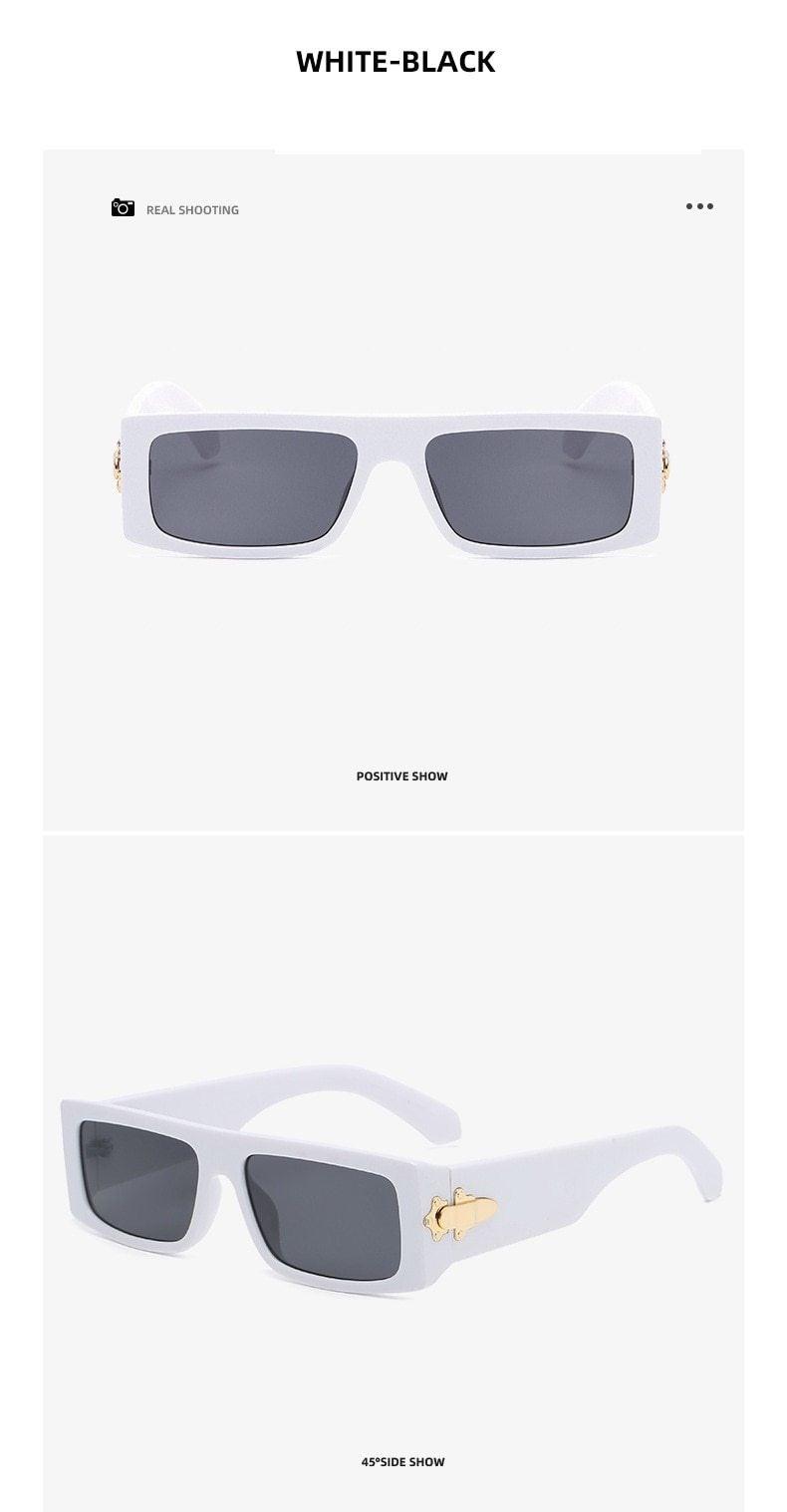 Vintage Polarized Square Sunglasses UV400 Protection