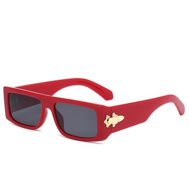 Vintage Polarized Square Sunglasses UV400 Protection