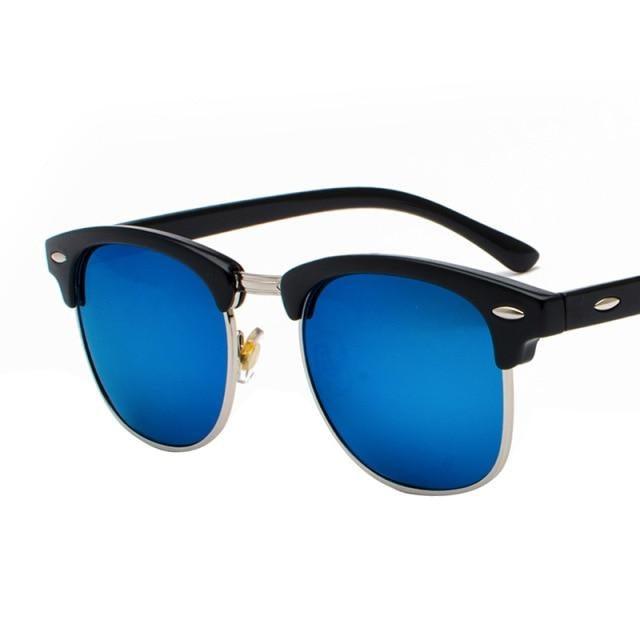 Vintage Polarized Square Sunglasses for Men and Women UV400