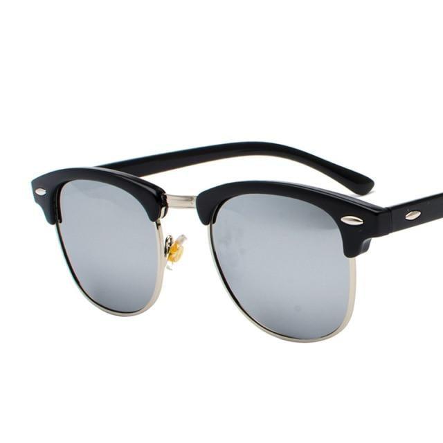 Vintage Polarized Square Sunglasses for Men and Women UV400