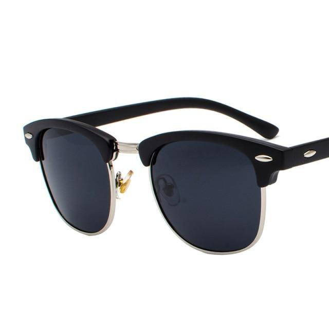 Vintage Polarized Square Sunglasses for Men and Women UV400