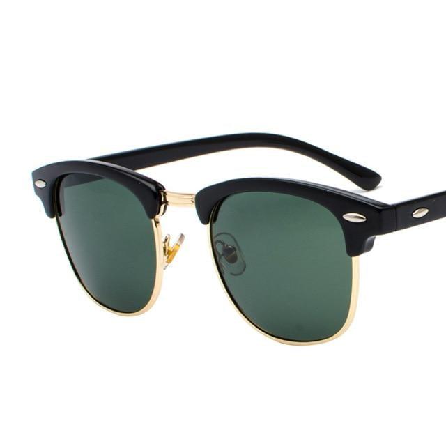 Vintage Polarized Square Sunglasses for Men and Women UV400