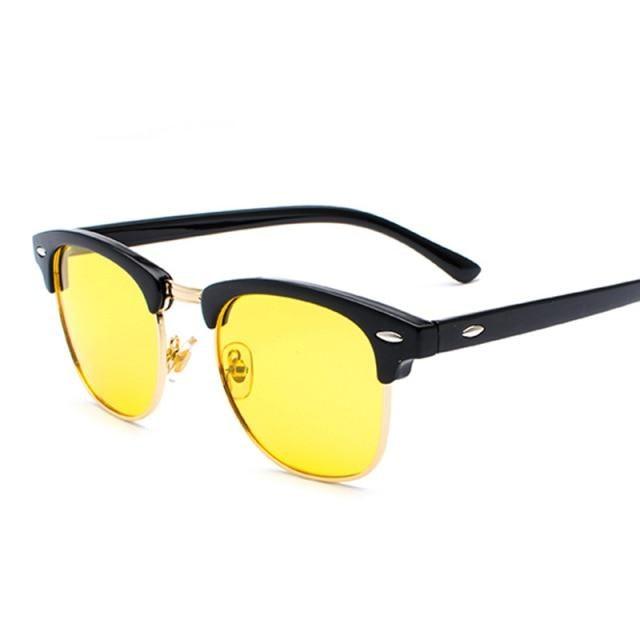 Vintage Polarized Square Sunglasses for Men and Women UV400
