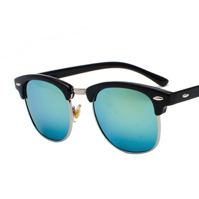 Vintage Polarized Square Sunglasses for Men and Women UV400