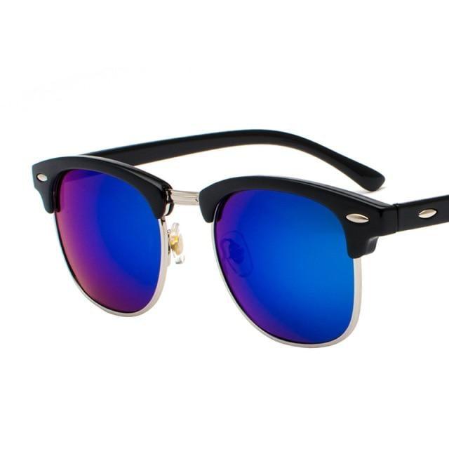 Vintage Polarized Square Sunglasses for Men and Women UV400