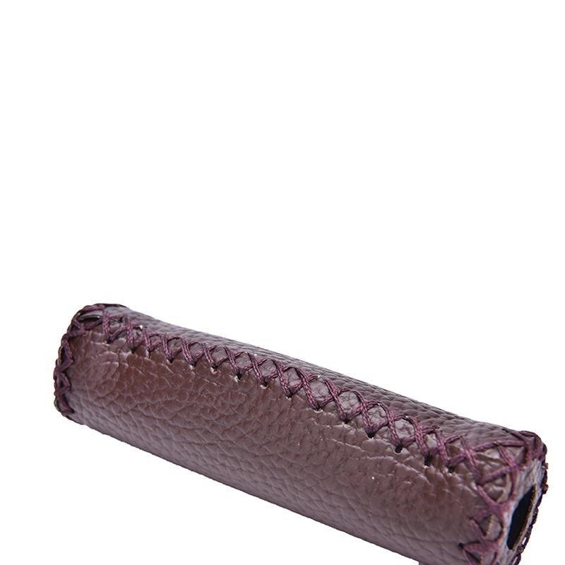 Vintage Retro Artificial Leather Bicycle Handlebar Grips Cycling