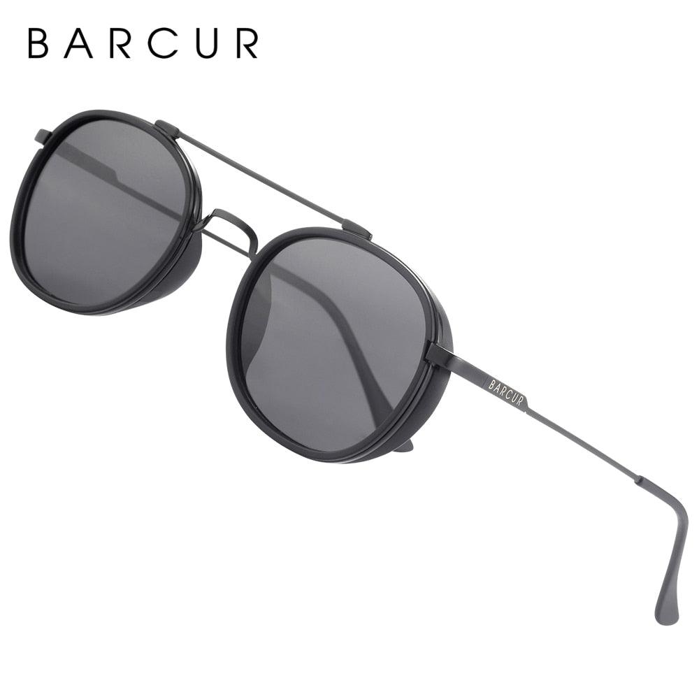 Vintage Round Retro Sunglasses for Men & Women Steampunk Style