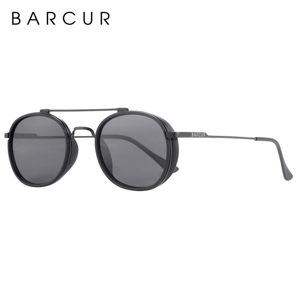 Vintage Round Retro Sunglasses for Men & Women Steampunk Style
