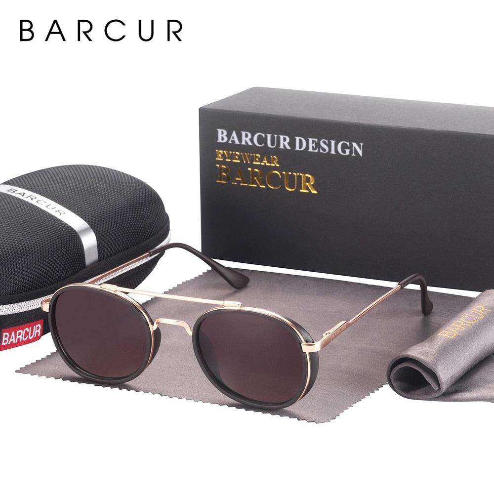 Vintage Round Retro Sunglasses for Men & Women Steampunk Style