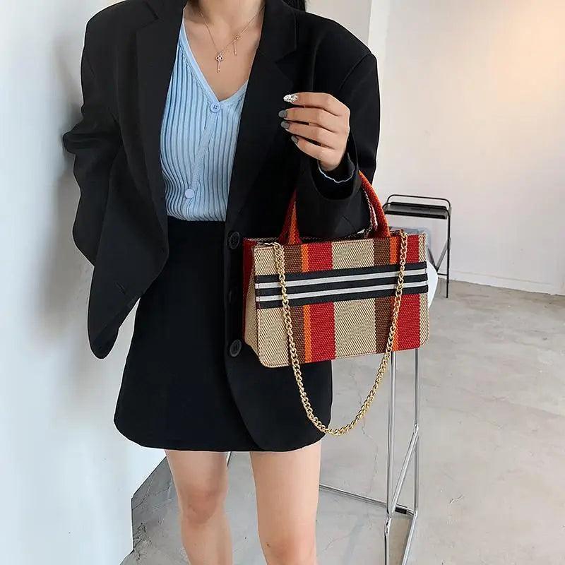 Vintage Style Canvas Large Capacity Shoulder & Crossbody Bag