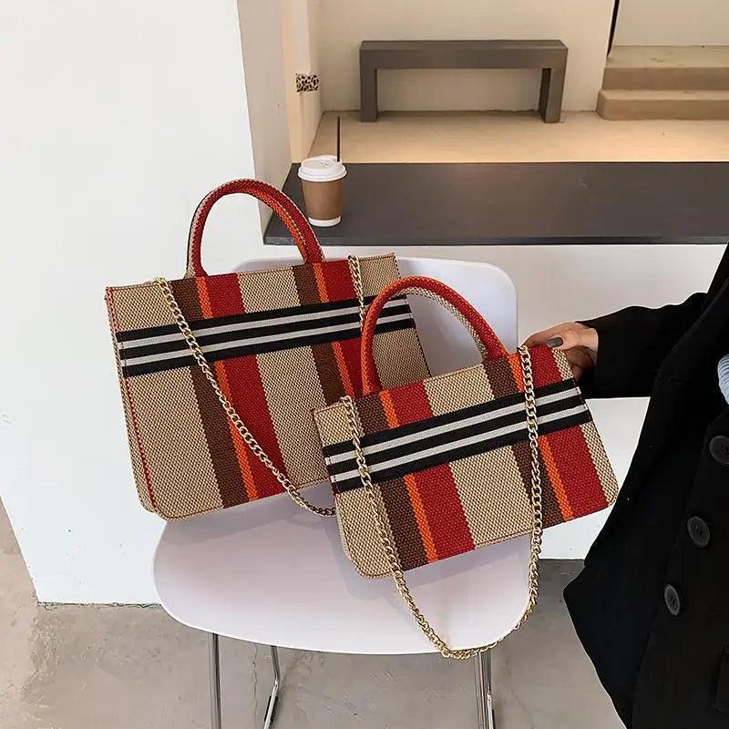 Vintage Style Canvas Large Capacity Shoulder & Crossbody Bag