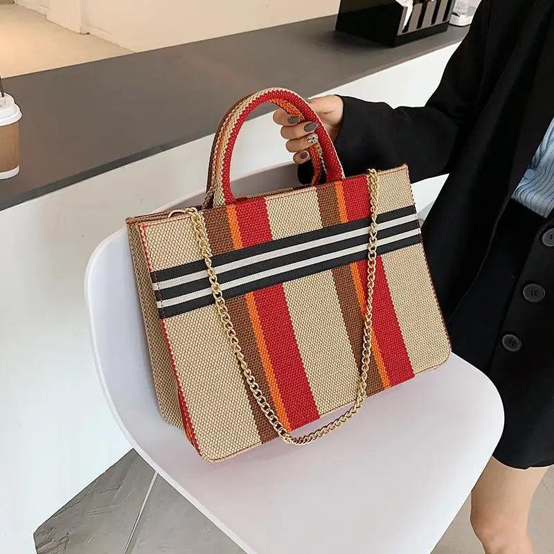 Vintage Style Canvas Large Capacity Shoulder & Crossbody Bag