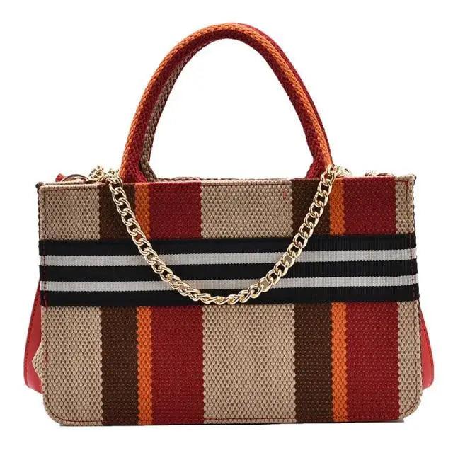 Vintage Style Canvas Large Capacity Shoulder & Crossbody Bag