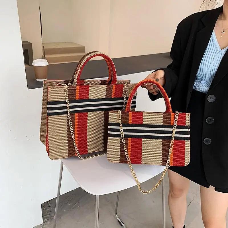 Vintage Style Canvas Large Capacity Shoulder & Crossbody Bag