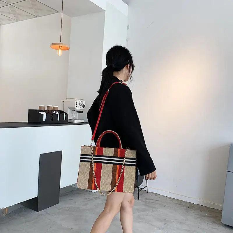 Vintage Style Canvas Large Capacity Shoulder & Crossbody Bag