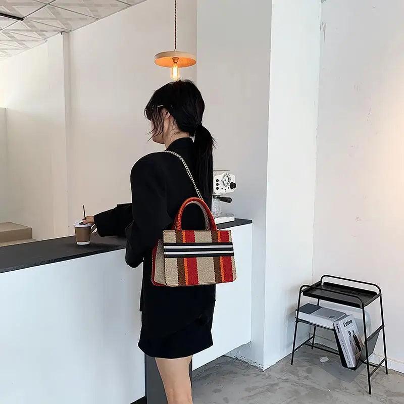 Vintage Style Canvas Large Capacity Shoulder & Crossbody Bag