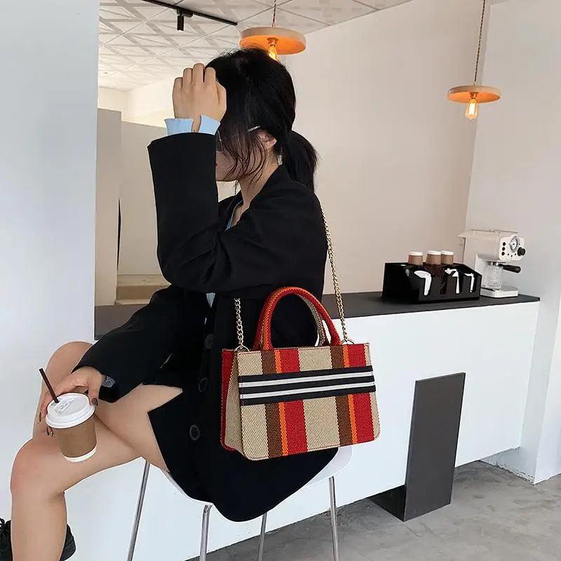 Vintage Style Canvas Large Capacity Shoulder & Crossbody Bag