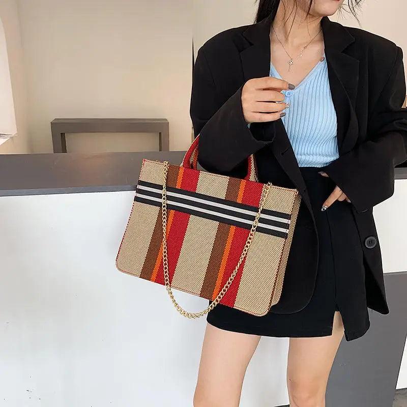 Vintage Style Canvas Large Capacity Shoulder & Crossbody Bag