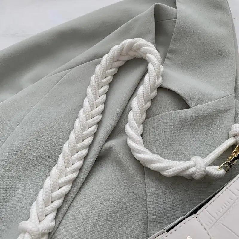 Vintage Stone Pattern Bucket Shoulder Bag for Women Fashion Handbag