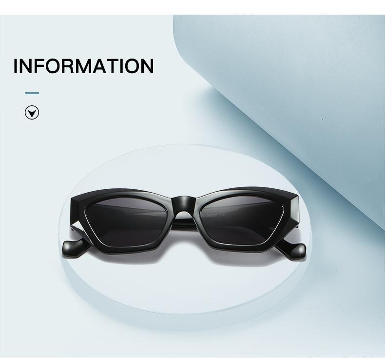 Vintage Retro Irregular Square Sunglasses UV400 Polarized