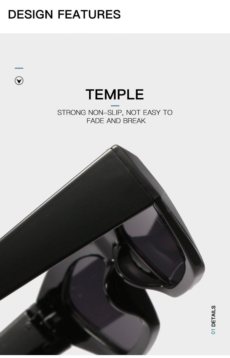 Vintage Retro Irregular Square Sunglasses UV400 Polarized