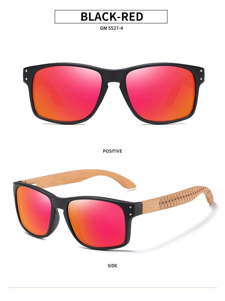 Handmade Bamboo Polarized Sunglasses for Men and Women