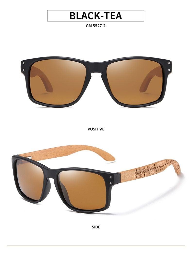 Handmade Bamboo Polarized Sunglasses for Men and Women